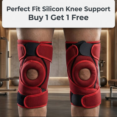 Silicon Knee Support For Pain Buy1 Get1 Free (KS02)