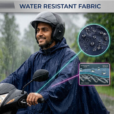 Pick Any 1 Waterproof Bike And Scooty Poncho Raincoat (FCPC1)
