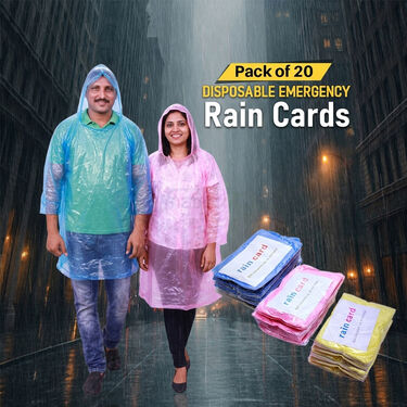 Pack Of 20 Disposable Emergency Rain Cards (DRC1)