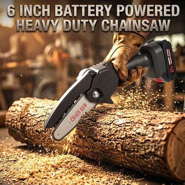 6 Inch Battery Powered Heavy Duty Chainsaw (ET3)