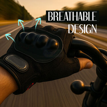 Bike Riding Half Finger Gloves