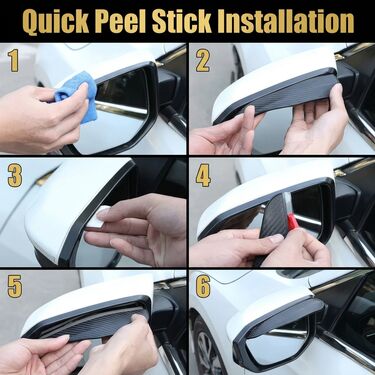 Car Side Mirror Rain Guard