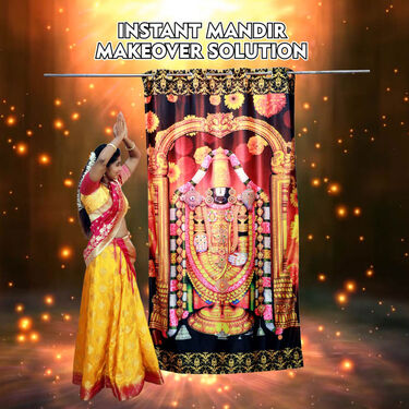 Balaji Printed 3D Curtain (CU9)