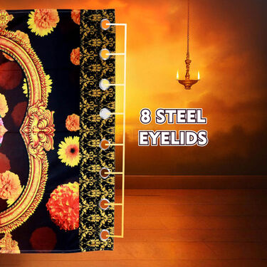 Balaji Printed 3D Curtain (CU9)