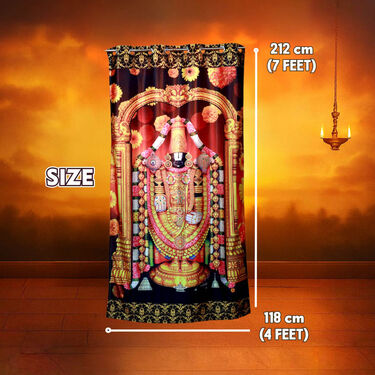 Balaji Printed 3D Curtain (CU9)