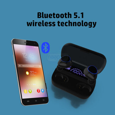Wireless Bluetooth Earbuds With Designer Skin (TWS76)