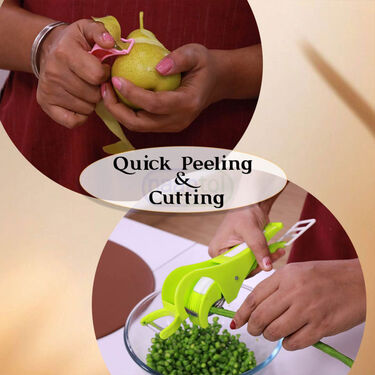 Finger Ring Peeler + 5 Blade Vegetable Cutter (FRP)