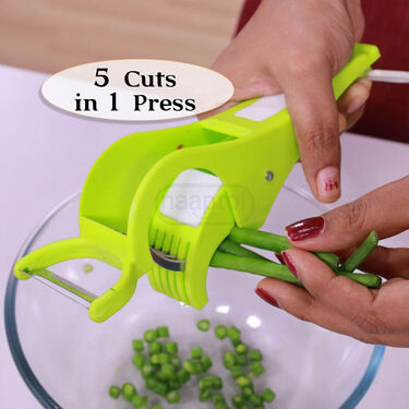 Finger Ring Peeler + 5 Blade Vegetable Cutter (FRP)