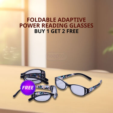 Foldable Adaptive Power Reading Glasses Buy 1 Get 2 Free (3FORG3)