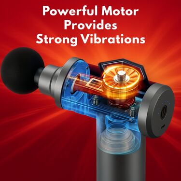 Full Body Rechargeable Pain Relief Gun Massager (GM04)