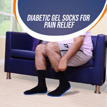 Diabetic Gel Socks For Pain Relief (DS04)
