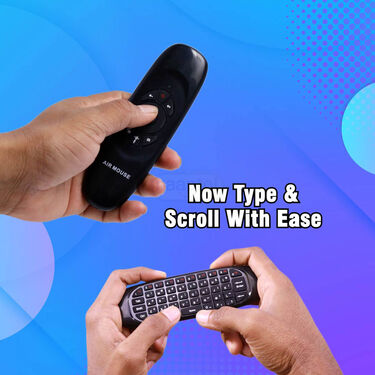 Keyboard Air Mouse For Smart TV (AMST)