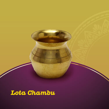 8 Pcs Brass Pooja Thali Set (8BPT1)