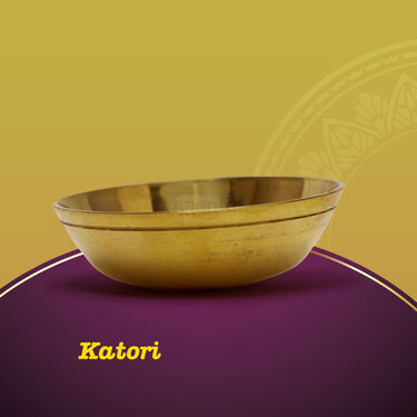 8 Pcs Brass Pooja Thali Set (8BPT1)