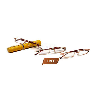Adaptive Power Pocket Reading Glasses Buy 1 Get 2 Free (3ORG3)