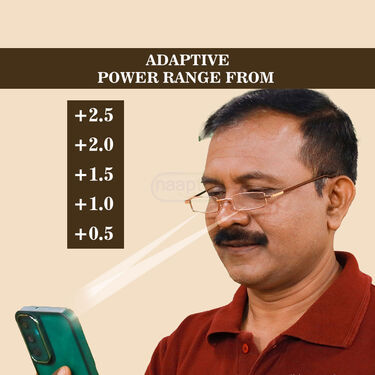 Adaptive Power Pocket Reading Glasses Buy 1 Get 2 Free (3ORG3)