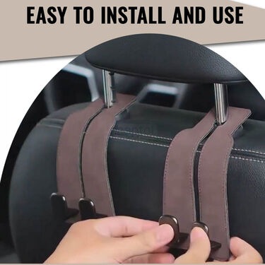 Car Seat Back Double Hook Pack Of 2 (CBH3)