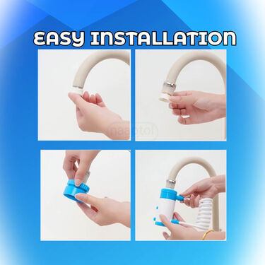 Flexible Sprayer Tap With Soap Dispenser