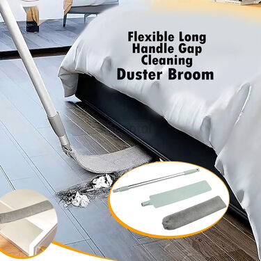 Flexible Microfiber Gap Duster�Long Handle Mop