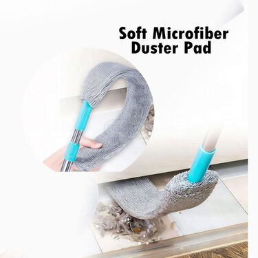 Flexible Microfiber Gap Duster�Long Handle Mop