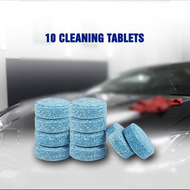 Car Foam Polish Spray + Cleaning Tablets + Free Anti Scratch Cleaning Cloth