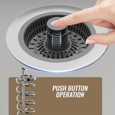 3 in 1 Sink Drain Strainer - Pack of 1