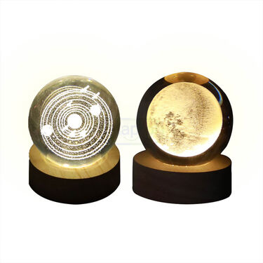 Engraved Crystal Ball LED Night Lamp - Pick Any 1 (CBL)