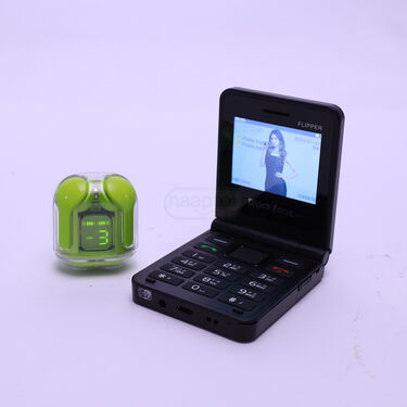 Dual Screen Flip Mobile With Free Wireless Ultrapro Earpods (PMH6)