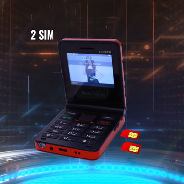 Dual Screen Flip Mobile With Free Wireless Ultrapro Earpods (PMH6)