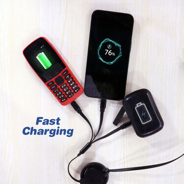 3 in 1 Multi Retractable Charging Cable (CDC10)