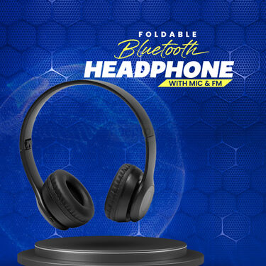 Foldable Wireless Bluetooth Headphones With Microphone And FM Function (TWS79)