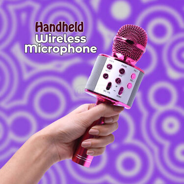 Multi-Function Chargeable Bluetooth Wireless Singing Mike With Speaker (BLS9)