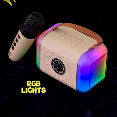 Big Karaoke Bluetooth Speaker With Mic And Rgb Led Light (BLS8)