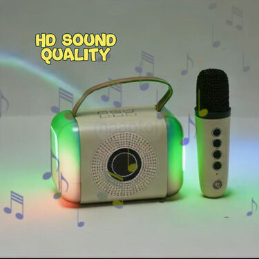 Big Karaoke Bluetooth Speaker With Mic And Rgb Led Light (BLS8)