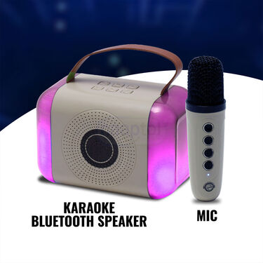 Big Karaoke Bluetooth Speaker With Mic And Rgb Led Light (BLS8)