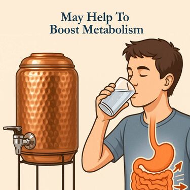 5 Ltr Copper Water Dispenser With Stand (1CD4)