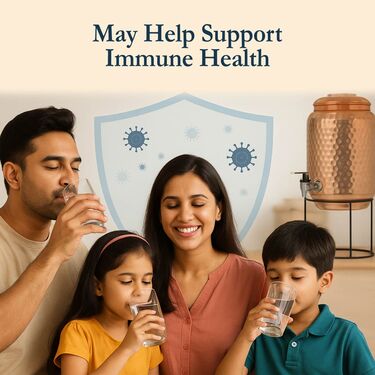 5 Ltr Copper Water Dispenser With Stand (1CD4)