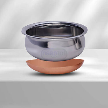 5 Pcs Copper Base Cook & Serve Handi Set (5CCH1)