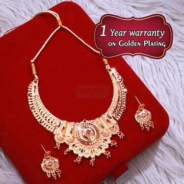 Shagun Golden Necklace Set (SGNS2)