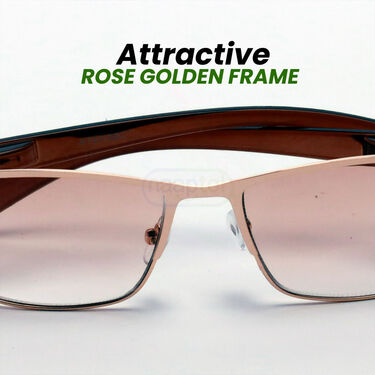 Bifocal Coloured Metal Frame Adaptive Power Reading Glasses Buy 1 Get 1 Free (2BCORGM3)