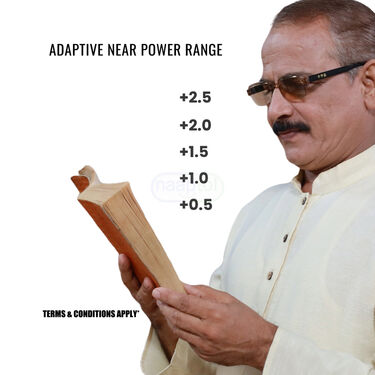 Rimless Adaptive Power Coloured Reading Glasses B1G2 Free (3CORG)