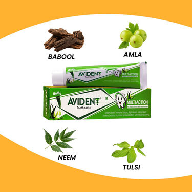 3 in 1 Action Ayurvedic Tooth Paste With Free Gum Paint (ORC2)