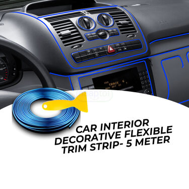 Car Interior Decorative Chrome Trim 5M