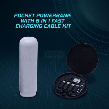 Pocket Powerbank With All In 1 Fast Charging Cable kit (PB31)