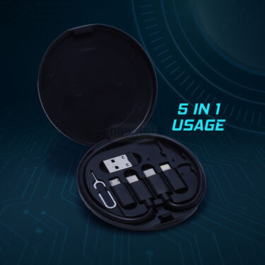 Pocket Powerbank With All In 1 Fast Charging Cable kit (PB31)