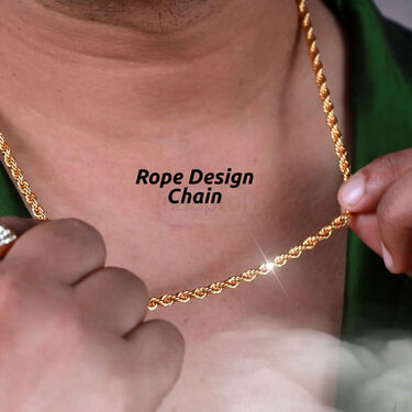 Mens Golden Royal Watch + 2 Chain + Bracelet + Ring (MGW2CBR16)