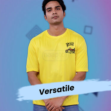 3 Mens Printed Comfortable Loose T-Shirts (3RPT1)