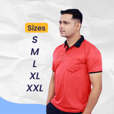 Pack of 5 Collar T-Shirts With Pocket (5PT23)