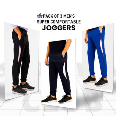 Pack of 3 Mens Super Comfortable Joggers (3SPT15)