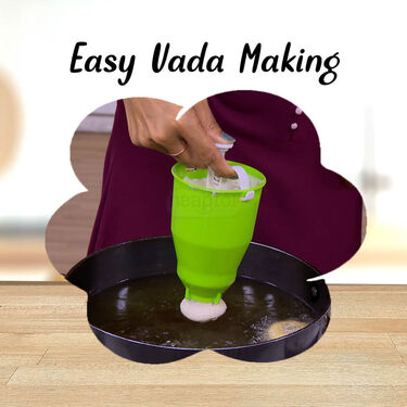 Effortless Vada maker+ 12 Cavity Idli Stand ( VM5)
